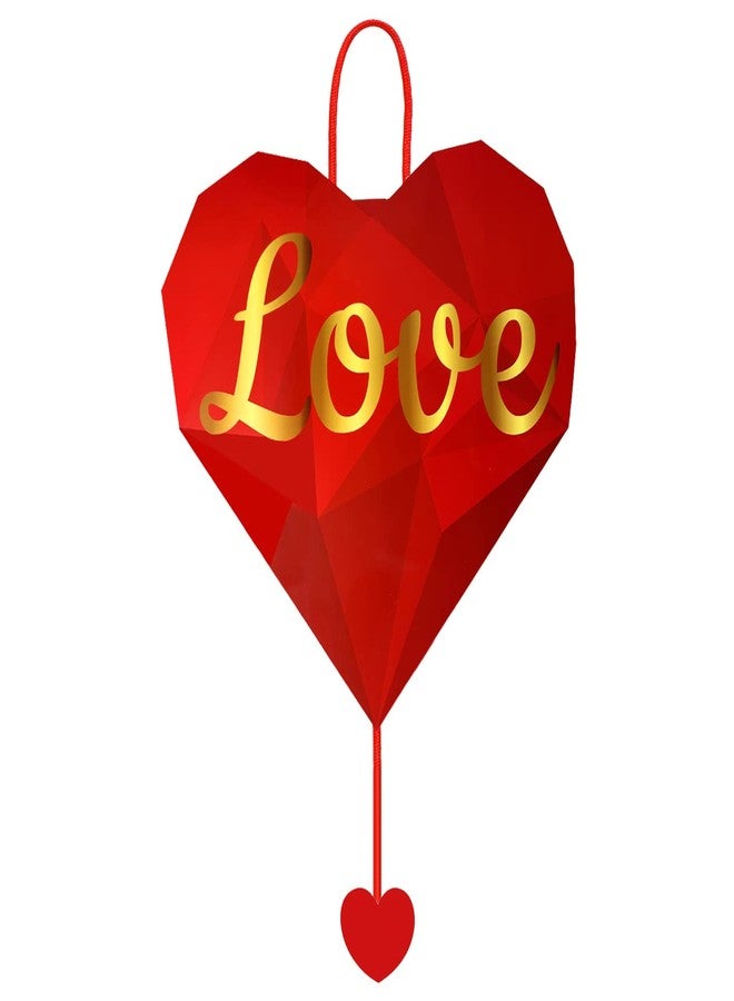 AMFIN® Red Heart Pinata, 24 Inch, Valentine's Day, Wedding, Anniversary, Engagement, Bridal Shower, Baby Festival - Image 1